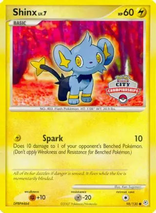 Shinx (98/130) (City Championships Promo) [Nintendo: Black Star Promos] Pokémon