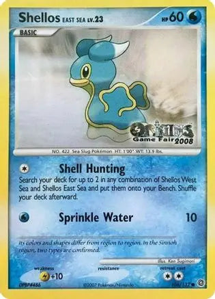 Shellos East Sea (106/132) (Origins Game Fair 2008) [Nintendo: Black Star Promos] Pokémon