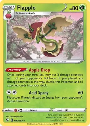 Flapple (022/192) [Sword & Shield: Rebel Clash] Pokémon
