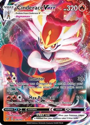 Cinderace VMAX (036/192) [Sword & Shield: Rebel Clash] Pokémon