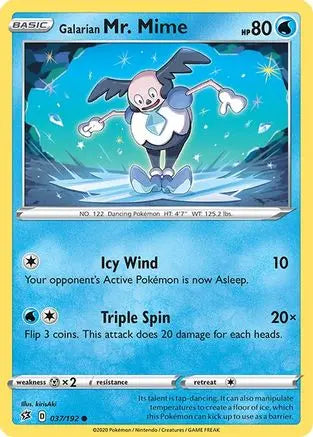 Galarian Mr. Mime (037/192) [Sword & Shield: Rebel Clash] Pokémon