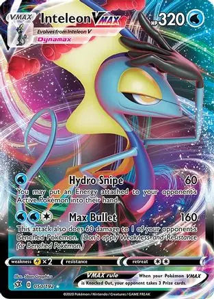Inteleon VMAX (050/192) [Sword & Shield: Rebel Clash] Pokémon
