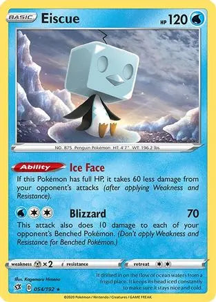 Eiscue (054/192) [Sword & Shield: Rebel Clash] Pokémon
