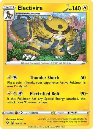 Electivire (059/192) [Sword & Shield: Rebel Clash] Pokémon