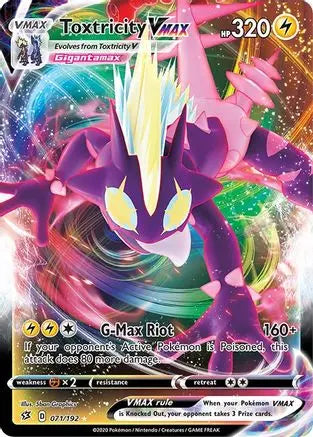 Toxtricity VMAX (071/192) [Sword & Shield: Rebel Clash] Pokémon