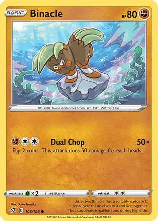 Binacle (103/192) [Sword & Shield: Rebel Clash] Pokémon