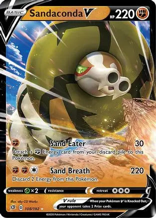 Sandaconda V (108/192) [Sword & Shield: Rebel Clash] Pokémon