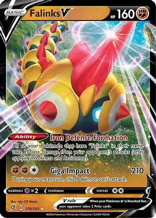 Falinks V (110/192) [Sword & Shield: Rebel Clash] Pokémon