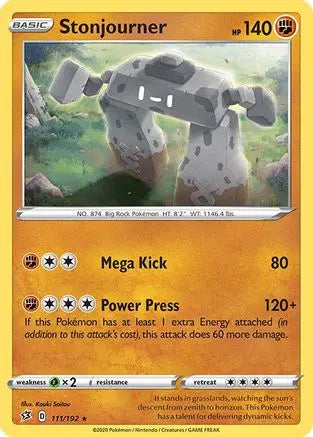 Stonjourner (111/192) [Sword & Shield: Rebel Clash] Pokémon