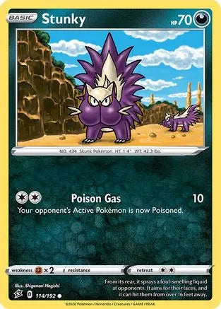Stunky (114/192) [Sword & Shield: Rebel Clash] Pokémon