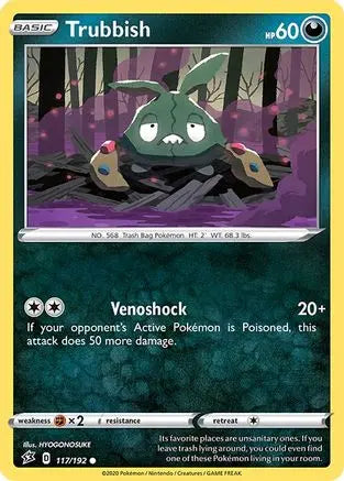 Trubbish (117/192) [Sword & Shield: Rebel Clash] Pokémon