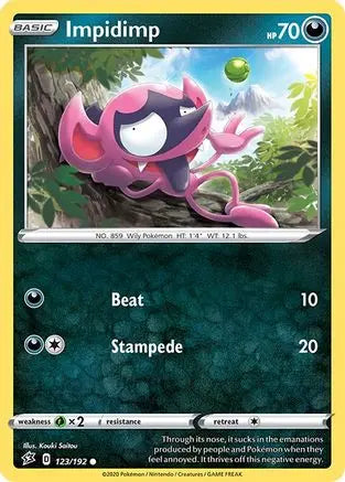 Impidimp (123/192) [Sword & Shield: Rebel Clash] Pokémon