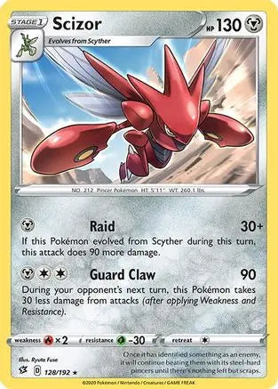 Scizor (128/192) [Sword & Shield: Rebel Clash] Pokémon