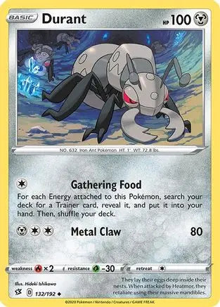 Durant (132/192) [Sword & Shield: Rebel Clash] Pokémon