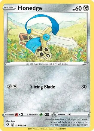 Honedge (133/192) [Sword & Shield: Rebel Clash] Pokémon