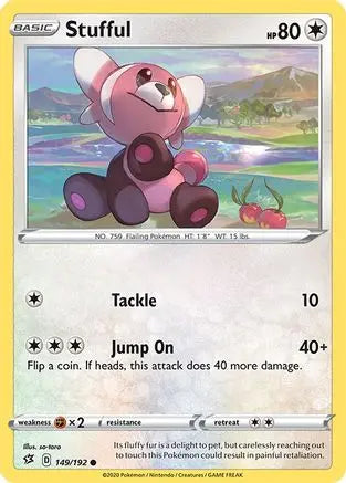 Stufful (149/192) [Sword & Shield: Rebel Clash] Pokémon