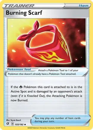 Burning Scarf (155/192) [Sword & Shield: Rebel Clash] Pokémon