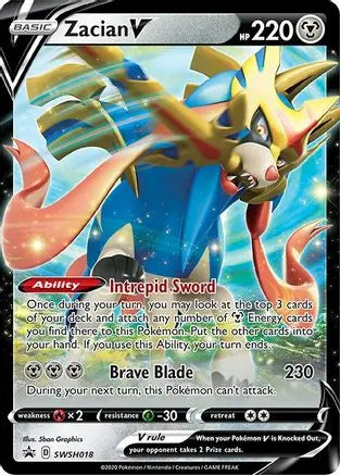 Zacian V (SWSH018) [Sword & Shield: Black Star Promos] Pokémon