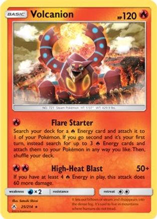 Volcanion (25/214) [Sun & Moon: Unbroken Bonds]