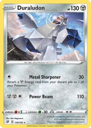Duraludon (138/192) (Theme Deck Exclusive) [Sword & Shield: Rebel Clash] Pokémon
