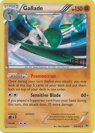 Gallade (84/162) (Cosmos Holo) (Blister Exclusive) [XY: BREAKthrough] Pokémon
