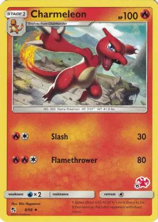 Charmeleon (8/68) (Charizard Stamp #15) [Battle Academy 2020] Pokémon