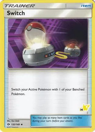 Switch (132/149) (Pikachu Stamp #36) [Battle Academy 2020] Pokémon
