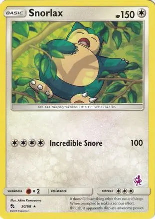 Snorlax (50/68) (Mewtwo Deck) [Battle Academy 2020] Pokémon