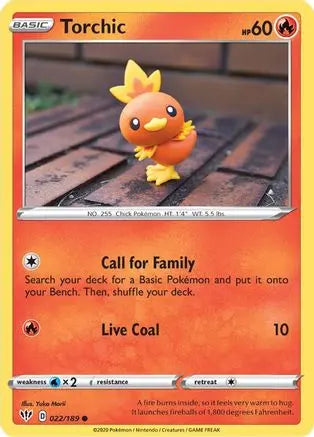 Torchic (022/189) [Sword & Shield: Darkness Ablaze] Pokémon