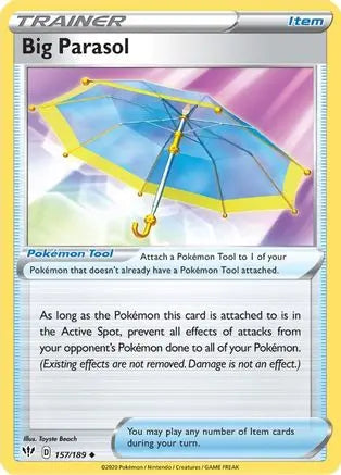 Big Parasol (157/189) [Sword & Shield: Darkness Ablaze] Pokémon