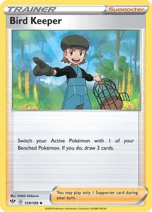 Bird Keeper (159/189) [Sword & Shield: Darkness Ablaze] Pokémon