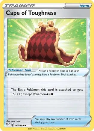 Cape of Toughness (160/189) [Sword & Shield: Darkness Ablaze] Pokémon
