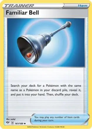 Familiar Bell (161/189) [Sword & Shield: Darkness Ablaze] Pokémon
