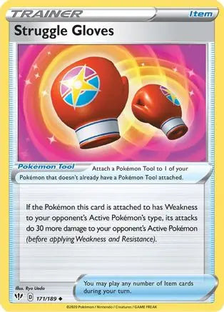 Struggle Gloves (171/189) [Sword & Shield: Darkness Ablaze] Pokémon