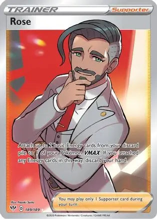 Rose (189/189) [Sword & Shield: Darkness Ablaze] Pokémon