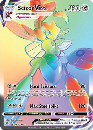 Scizor VMAX (193/189) [Sword & Shield: Darkness Ablaze] Pokémon