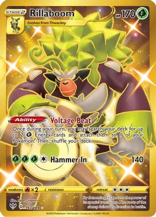 Rillaboom (197/189) [Sword & Shield: Darkness Ablaze] Pokémon