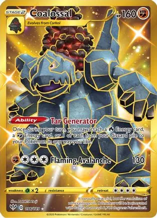 Coalossal (198/189) [Sword & Shield: Darkness Ablaze] Pokémon