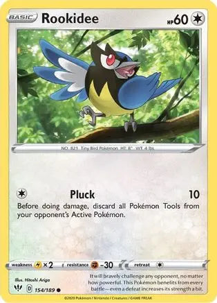 Rookidee (154/189) [Sword & Shield: Darkness Ablaze] Pokémon
