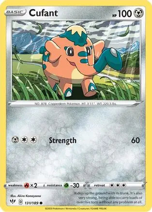 Cufant (131/189) [Sword & Shield: Darkness Ablaze] Pokémon