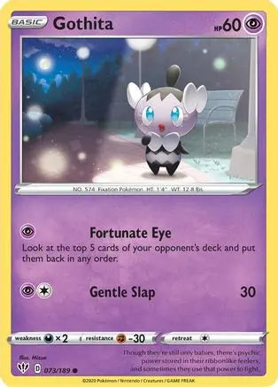 Gothita (073/189) [Sword & Shield: Darkness Ablaze] Pokémon