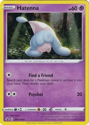 Hatenna (SWSH040) [Sword & Shield: Black Star Promos] Pokémon