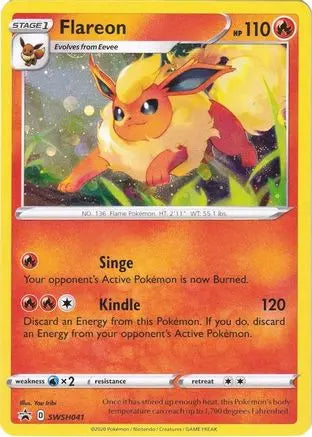 Flareon (SWSH041) [Sword & Shield: Black Star Promos] Pokémon