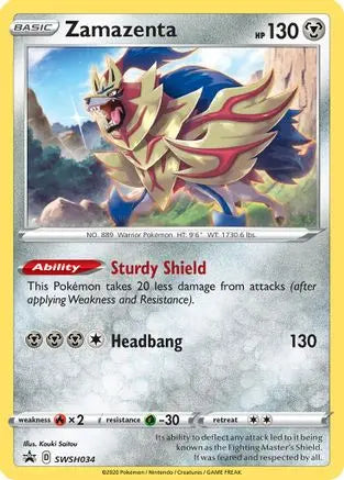 Zamazenta (SWSH034) [Sword & Shield: Black Star Promos] Pokémon