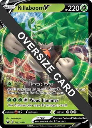 Rillaboom V (SWSH014) [Jumbo Cards] Pokémon