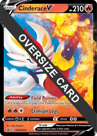 Cinderace V (SWSH015) [Jumbo Cards]