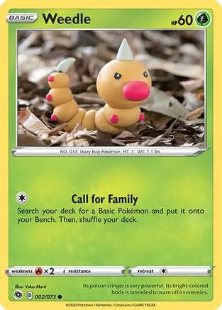 Weedle (002/073) [Sword & Shield: Champion's Path] Pokémon