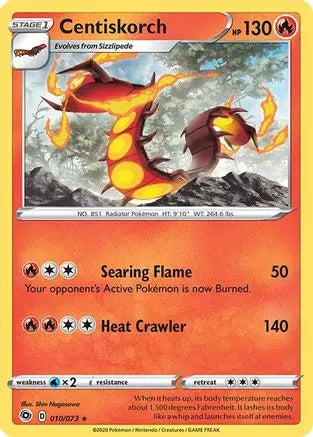 Centiskorch (010/073) [Sword & Shield: Champion's Path] Pokémon