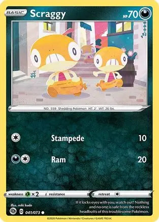 Scraggy (041/073) [Sword & Shield: Champion's Path] Pokémon