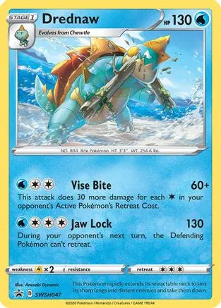 Drednaw (SWSH047) [Sword & Shield: Black Star Promos] Pokémon